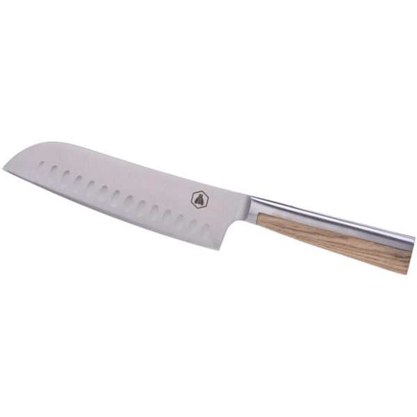 Laguiole Groot Keukenmes Santoku ashwood - Afbeelding 2
