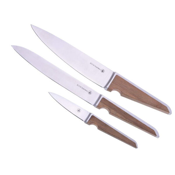 Laguiole Keukenmes Bamboo 3 stuks