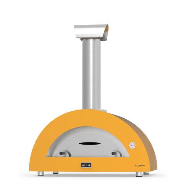 Alfa forni Moderno 5 Pizze Geel hout