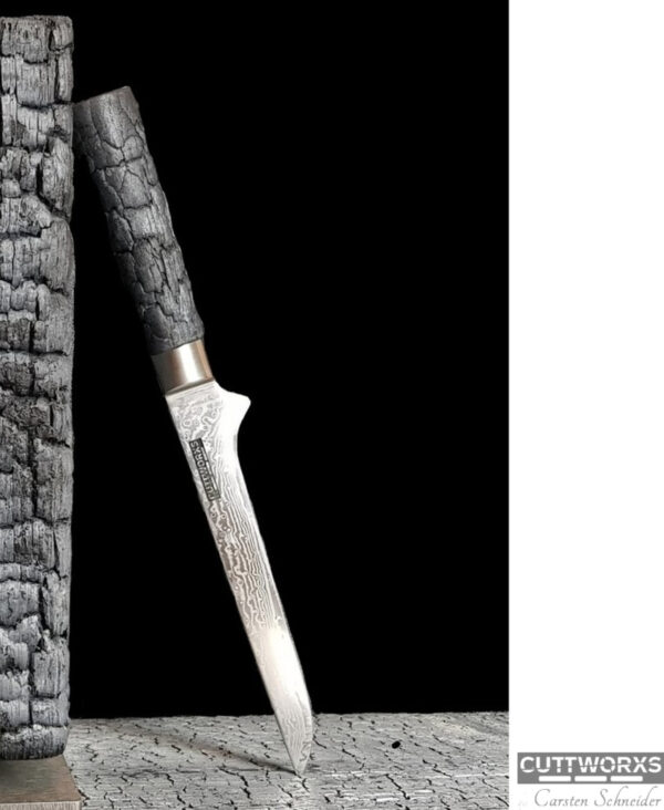 Cuttworxs Flamewood Fileer mes - Afbeelding 2