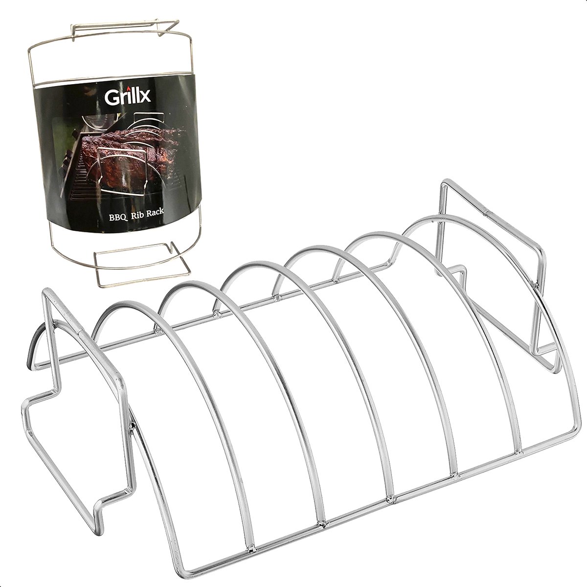GrillX sparerib rek 6 spareribs