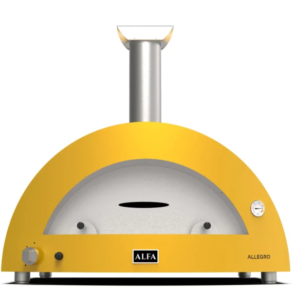 Alfa forni Moderno 5 Pizze Geel hybride