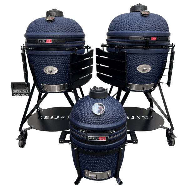 Keij Kamado Legend Compact - 15 inch Matte Blauw - Afbeelding 2