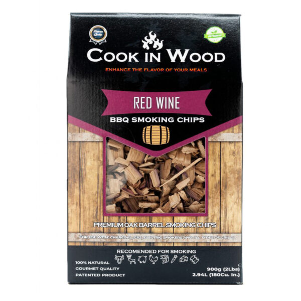 Cook in Wood Rooksnippers Rode wijn 900 gr