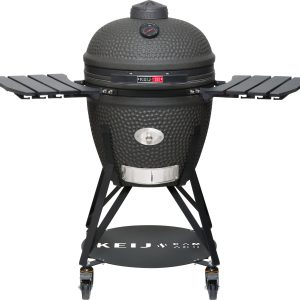 Keij Kamado Legend Large - 21 inch Mat zwart
