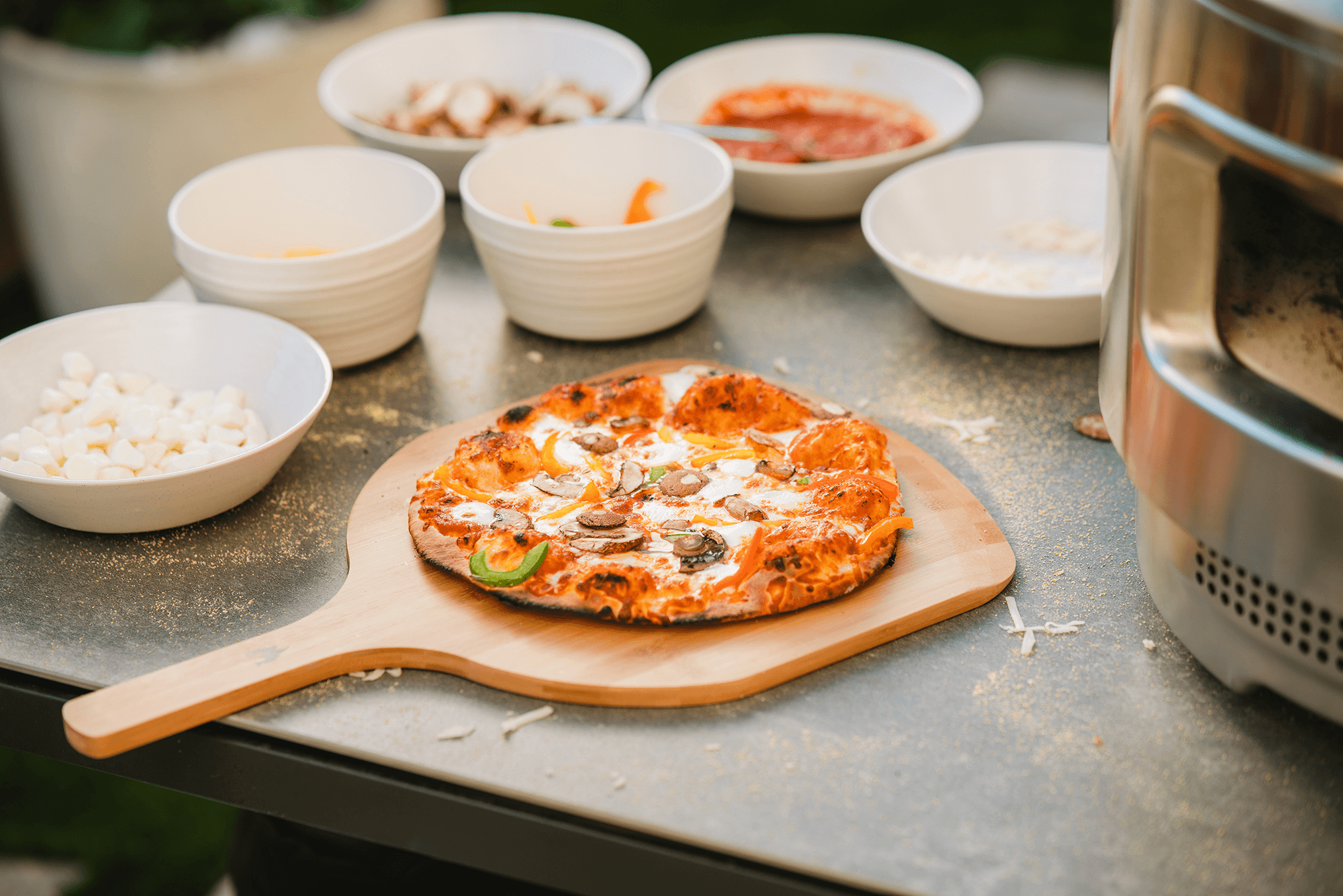 Pizza spatel uit bamboo - Afbeelding 4