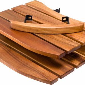KEIJ - Walnoot houten zijtafels en handvat – 21/23 inch kamado